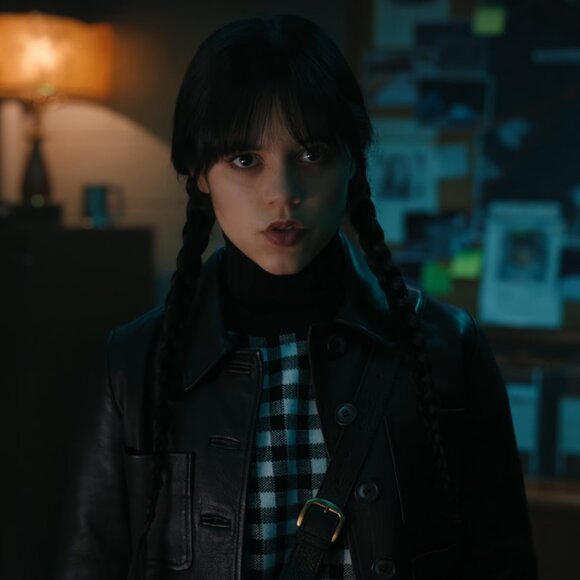 J. Crew Navy Cashmere Gingham Sweater ASO Wednesday Addams - Picture 11 of 13